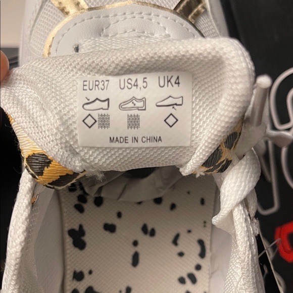 Cavalli Class White Sneakers with Gold Highlights - Picture 8 of 9